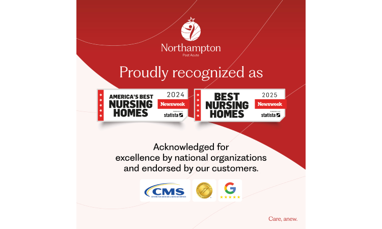 Northampton Post Acute Named One of America’s Best Nursing Homes for 2025